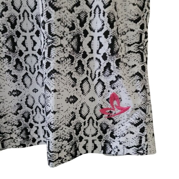 Tamela Mann Collection Snake Print Tee Womens Size 18/20 Stretch Athletic Casual - Picture 3 of 7
